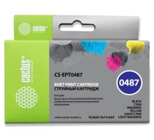 Картридж струйный Cactus CS-EPT0487