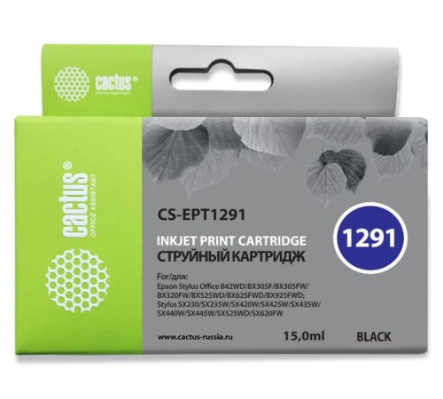 Картридж струйный Cactus CS-EPT1291
