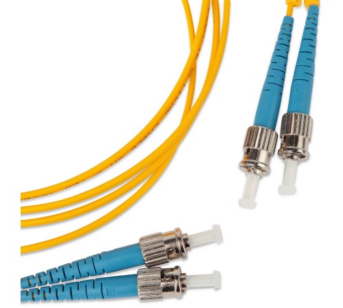 Патч-корд волоконно-оптический (шнур) Hyperline FC-D2-9-ST/UR-ST/UR-H-2M-LSZH-YL