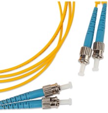 Патч-корд волоконно-оптический (шнур) Hyperline FC-D2-9-ST/UR-ST/UR-H-30M-LSZH-YL