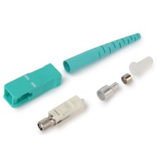 Клеевой коннектор SC/UPC MM (для многомодового кабеля) simplex 10G 2.0мм Hyperline FK-STD-SC/SA-MM-UPC-AQ-S2-AQ