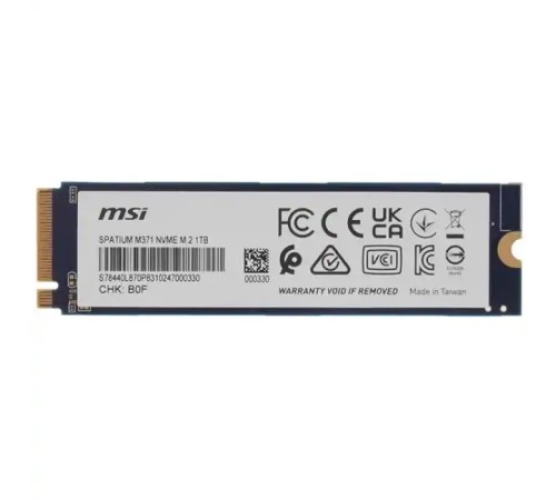Накопитель SSD 1Tb MSI SPATIUM M371 S78-440L870-P83