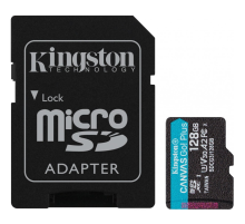 Карта памяти 128Gb MicroSD + SD адаптер Kingston SDCG3/128GB