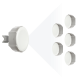 Точка доступа MikroTik SXT Sixpack RBSXTKIT