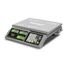 Торговые настольные весы Mertech M-ER 326 AC-15.2 Slim LCD Белые 3040