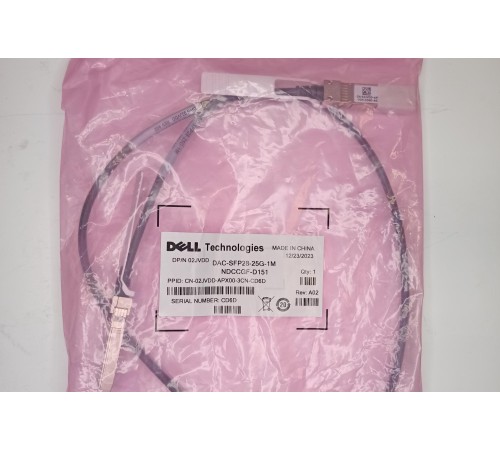 Dell 1M SFP+ SFP28-25Gb Direct Attach Twinaxial Cable Dell, Kit, Dell Networking, Dell Me4 (470-AAGN) (id 1212)