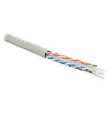 Кабель витая пара Hyperline UUTP4-C6-S23-IN-PVC-GY-305