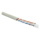 Кабель витая пара Hyperline UUTP4-C6-S23-IN-PVC-GY-305