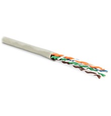 Кабель витая пара Hyperline UUTP4-C6-P24-NCR-IN-PVC-GY-305