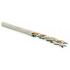Кабель витая пара Hyperline UUTP4-C6-P24-NCR-IN-PVC-GY-305