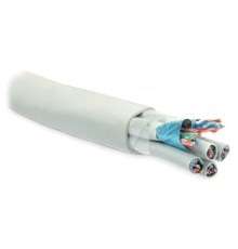 Кабель витая пара Hyperline FUTP16W-C5-S24-IN-LSZH-GY