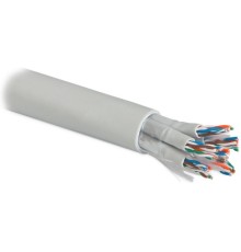 Кабель витая пара Hyperline UUTP48W-C5-S24-IN-LSZH-GY