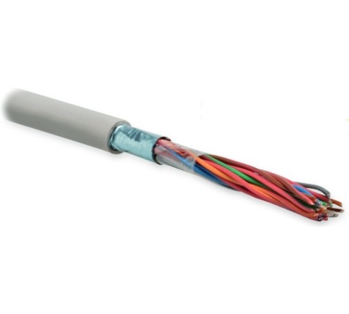 Кабель витая пара Hyperline FUTP10-C3-S24-IN-PVC-GY