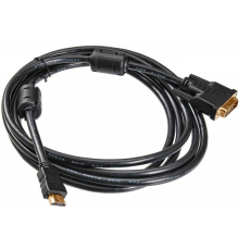 Кабель HDMI - DVI, 3м, Buro HDMI-19M-DVI-D-3M Ricoh 817225