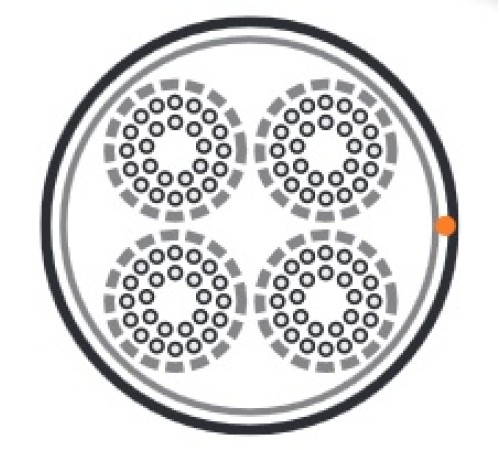 Кабель витая пара Hyperline UUTP100-C3-S24-IN-PVC-GY