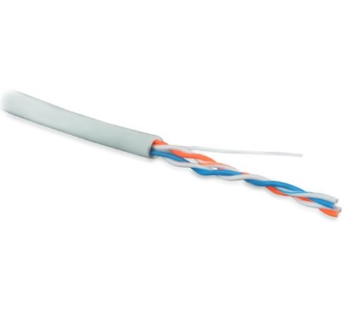 Кабель витая пара Hyperline UUTP2-C5-S24-IN-LSZH-GY-500