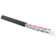 Кабель витая пара Hyperline UUTP4-C6-S23-OUT-LSZH-BK-500