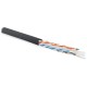 Кабель витая пара Hyperline UUTP4-C6-S23-OUT-LSZH-BK-500