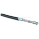 Кабель витая пара Hyperline FUTP4-C5E-S24-OUT-LSZH-BK-500