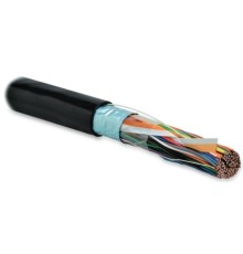Кабель витая пара Hyperline FUTP50-C3-S24-OUT-PE-BK