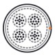 Кабель витая пара Hyperline UUTP50-C3-S24-OUT-PE-BK