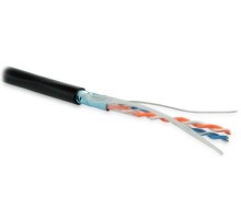 Кабель витая пара Hyperline FUTP2-C5-S24-OUT-PE-BK-500