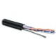 Кабель витая пара Hyperline FUTP2-C5-S24-SW-OUT-PE-BK-500