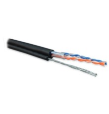 Кабель витая пара Hyperline UUTP2-C5-S24-SW-OUT-PE-BK-500