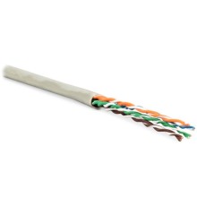 Кабель витая пара Hyperline UUTP4-C5E-P24-IN-LSZH-GY-305