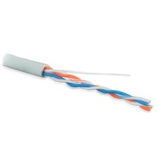 Кабель витая пара Hyperline UUTP2-C5-P24-IN-LSZH-GY-500