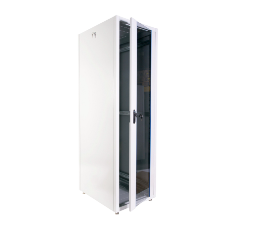 Шкаф телекоммуникационный напольный ЭКОНОМ 42U (800x1000) дверь перфорированная 2 шт. ЦМО ШТК-Э-42.8.10-44АА 30545300555