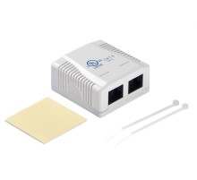 Розетка компьютерная Netko JE342RC6-USD/WH (54403)