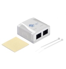 Розетка компьютерная Netko JE342RC6-USD/WH (54403)