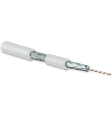 Кабель коаксиальный Hyperline COAX-SAT703N-WH-100