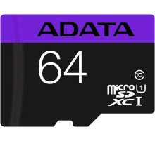 Флеш карта microSDXC Adata AUSDX64GUICL10-RA1