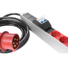 Верт блок розеток Rem -3x16 3 фазы 16A инд 24 S 1420 мм вх IEC 309 шнур м Rem R-3X16-24S-I-1420-3-3PN 30112232410