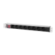 Блок розеток Rem -10 без шнура с выкл. 8 Sсhuko вход IEC 60320 C14 10A алюм. 19 Rem R-10-8S-V-440-Z 30112226900