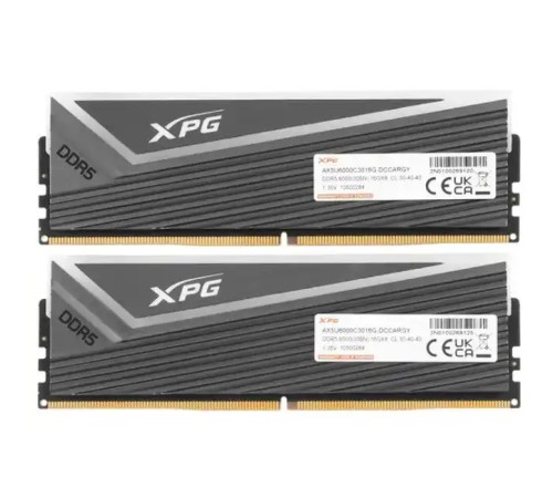 Оперативная память Adata XPG CASTER RGB [AX5U6000C3016G-DCCARGY] AX5U6000C3016G-DCCARGY