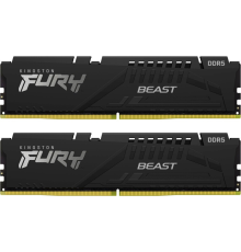 Оперативная память 16Gb DDR5 5600MHz Kingston Fury Beast KF556C36BBEK2-16