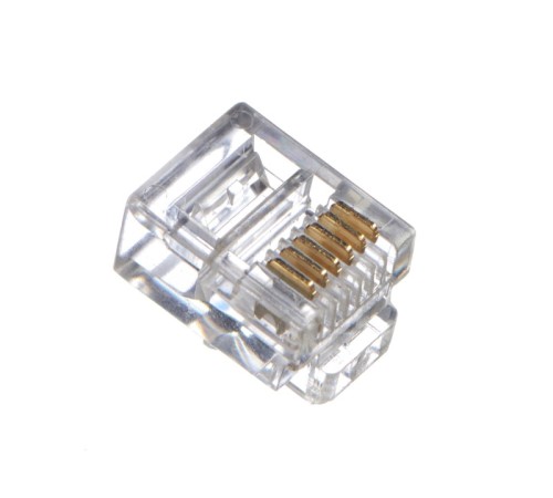 Коннектор RJ-12 Netko NC-RJ-12b- (6p6c) 100шт. (55553) NC-RJ-12B-(6P6C)