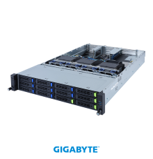 GigaByte R282-G30 2U, 2x LGA4189, 32x DIMM DDR4, 12x 3.5