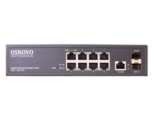 Коммутатор Osnovo SW-70802/L2