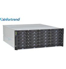 Система хранения данных Infortrend EonStor DS 1000 G3 4U/24bay Dual controller, 2x12Gb SAS, 2x host board,2x4GB, 2x(PSU+FAN), 2x (Super capacitor+Flash), 24xdrive trays, 1xRmk(ESDS 1024R3C-C)(repl DS1024R2C000C-8U32) (id 35336)