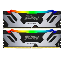 Оперативная память 48Gb DDR5 7200MHz Kingston Fury Renegade Silver RGB KF572C38RSAK2-48