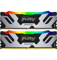 Оперативная память 48Gb DDR5 7200MHz Kingston Fury Renegade Silver RGB KF572C38RSAK2-48