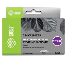 Картридж струйный Cactus CS-LC1280XBK