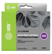 Картридж струйный Cactus CS-LC985BK