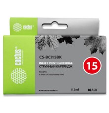 Картридж струйный Cactus CS-BCI15BK