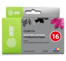 Картридж струйный Cactus CS-BCI16