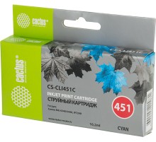 Картридж струйный Cactus CS-CLI451C